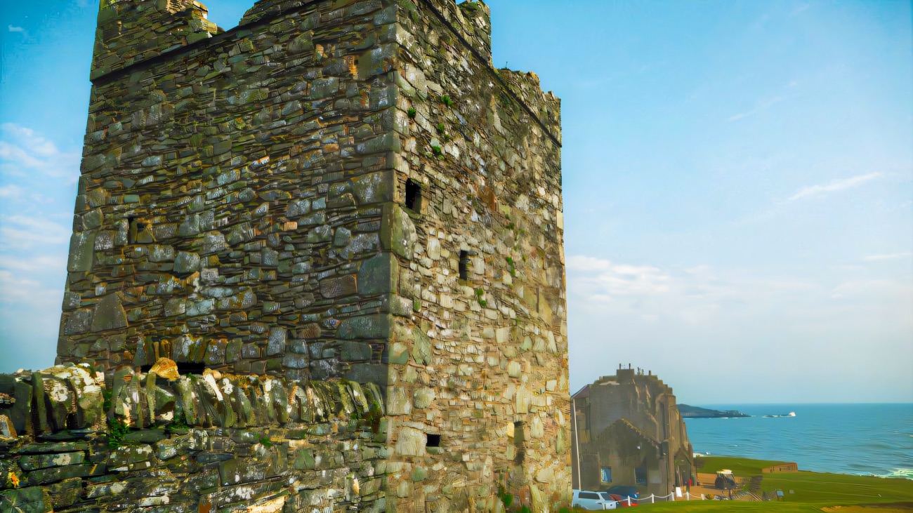 One of Ardglass's cluster of little castles