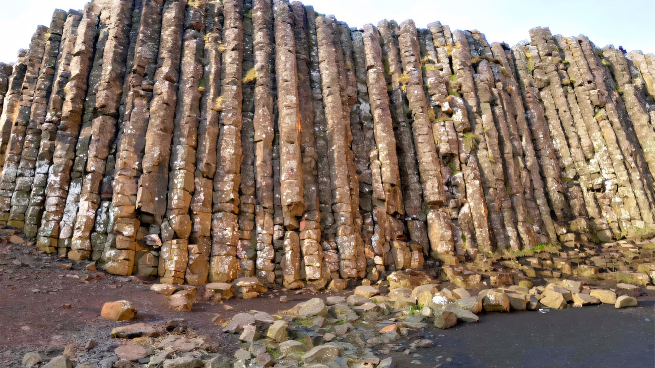The Organ Pipes rock wall