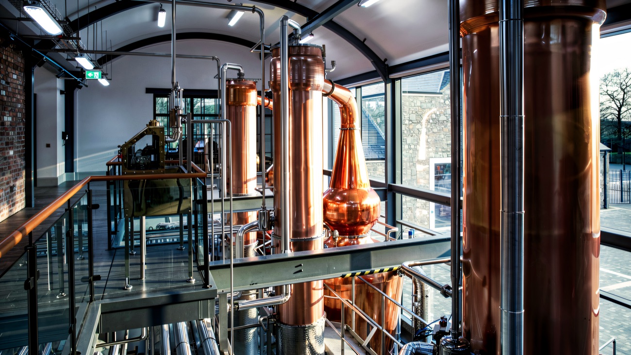 Inside the still house