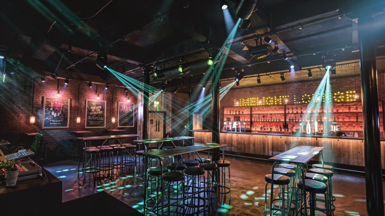 The Limelight Lounge bar area before doors open