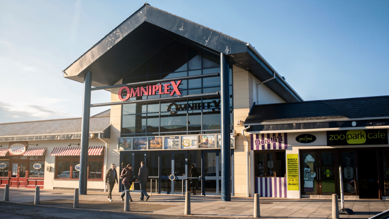 The cinema frontage at Rodgers Quay
