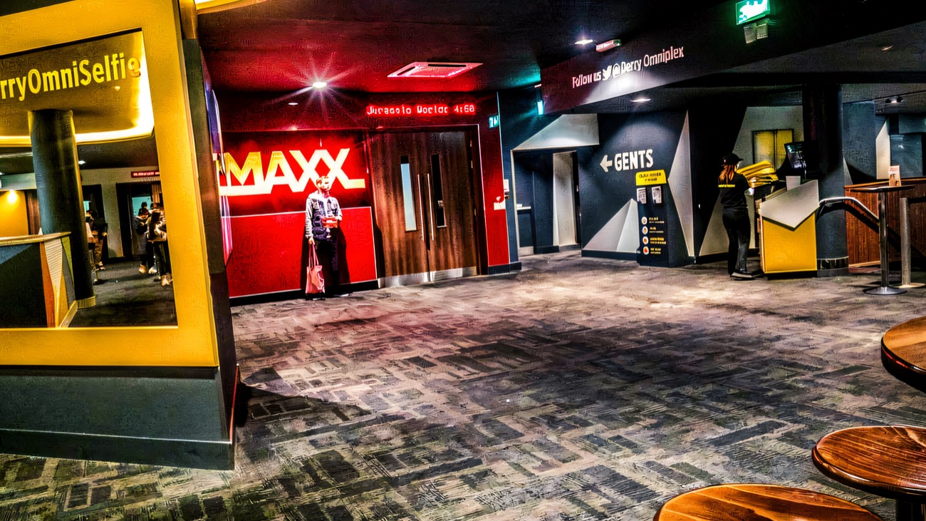 The foyer with the MAXX screen entrance