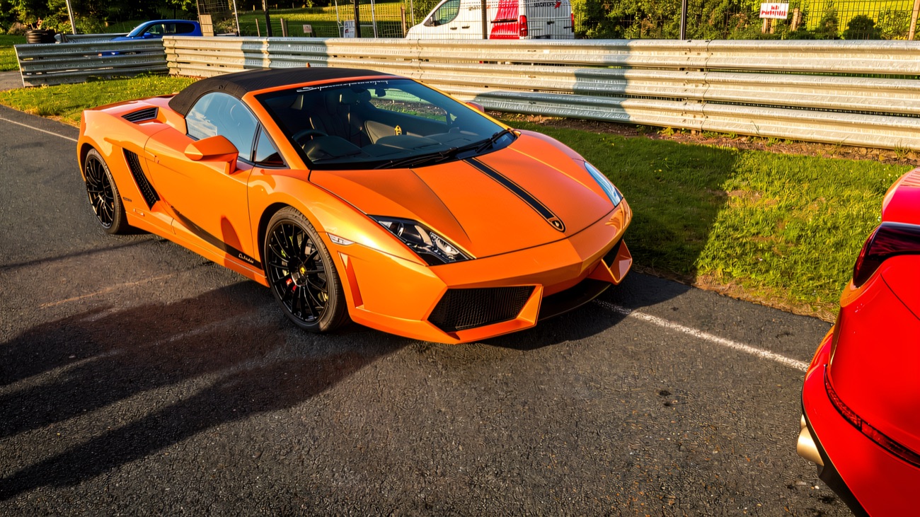 A Lamborghini Gallardo ready for its next run