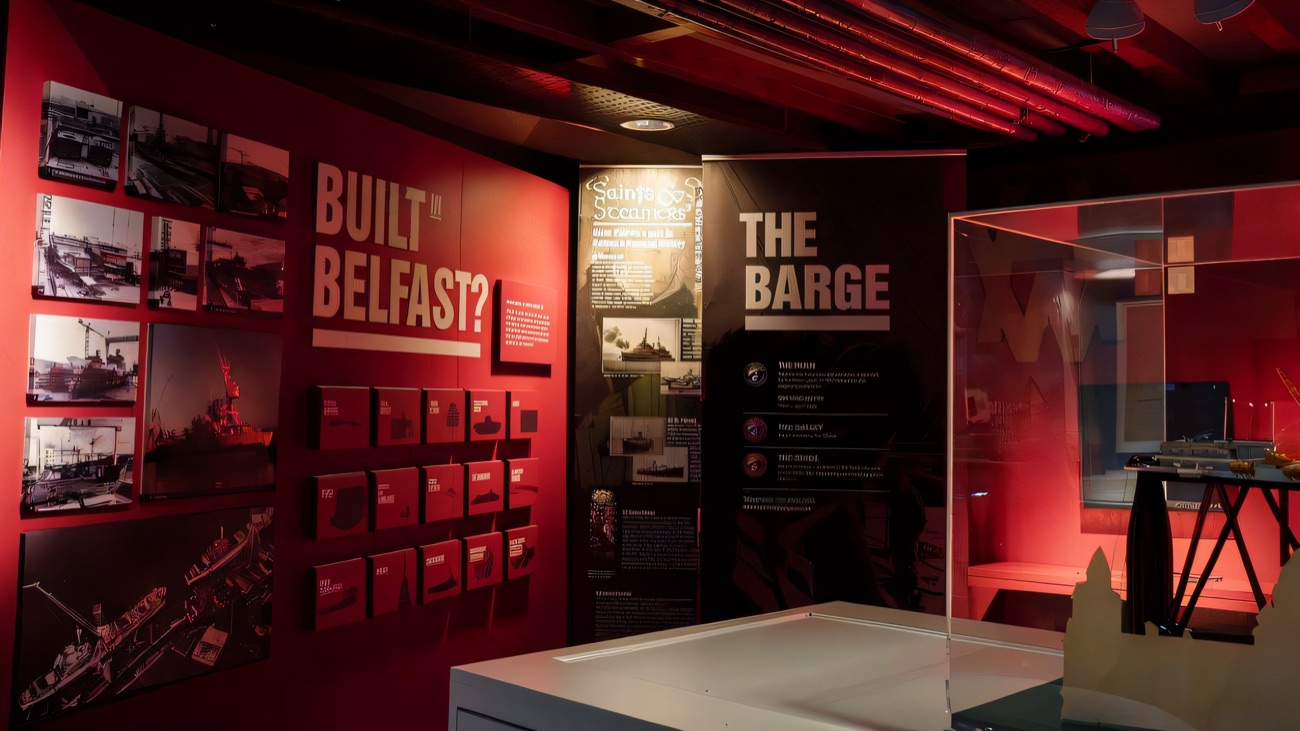 Inside the maritime exhibition