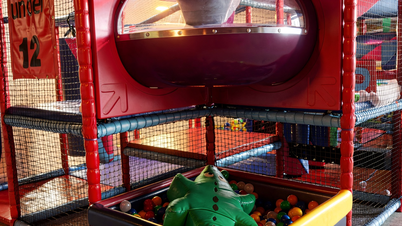 The soft play area for younger children